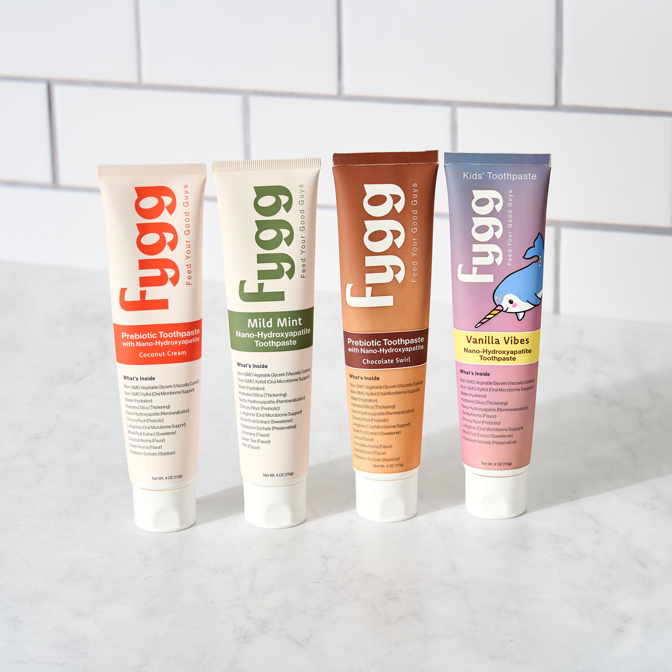 Nano-Hydroxyapatite Toothpaste with Prebiotics | Mild Mint – Fygg